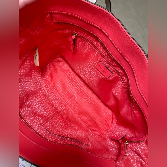 Kate Spade Abbey Street Karla in Cream and Hot Pink EUC - Picture 12 of 17